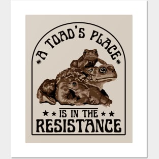 A Toad's Place Is In The Resistance Posters and Art